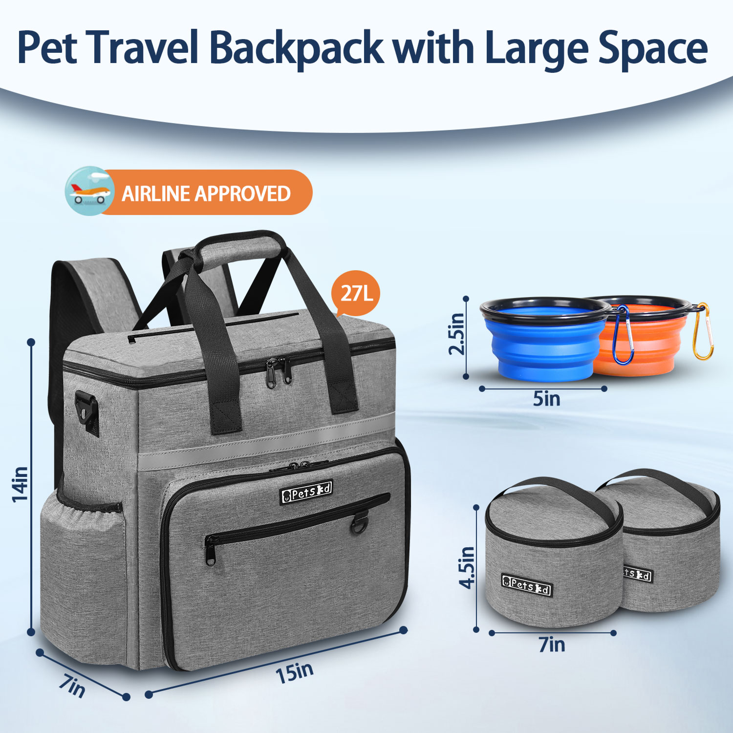 Petskd Outdoor Dog Organizer B - Travel Accessories Bike avis et prix