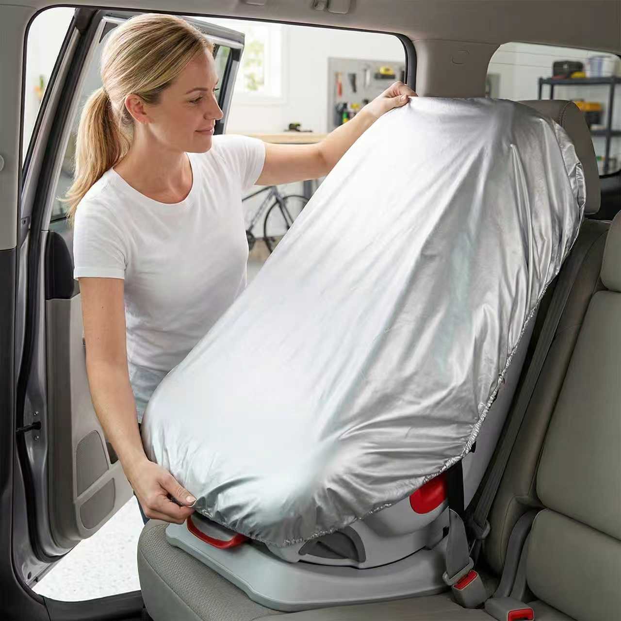 1PC Silver  Baby Car Seat Sun  - Travel Accessories For 3 Year Old avis et prix