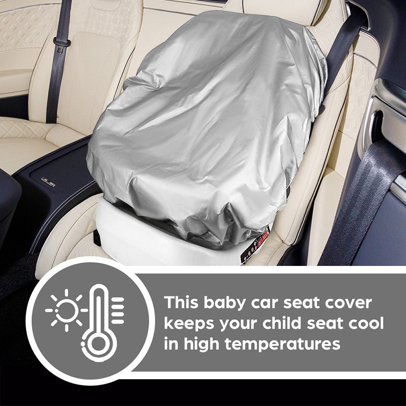 1PC Silver  Baby Car Seat Sun  - Travel Accessories For 3 Year Old avis et prix
