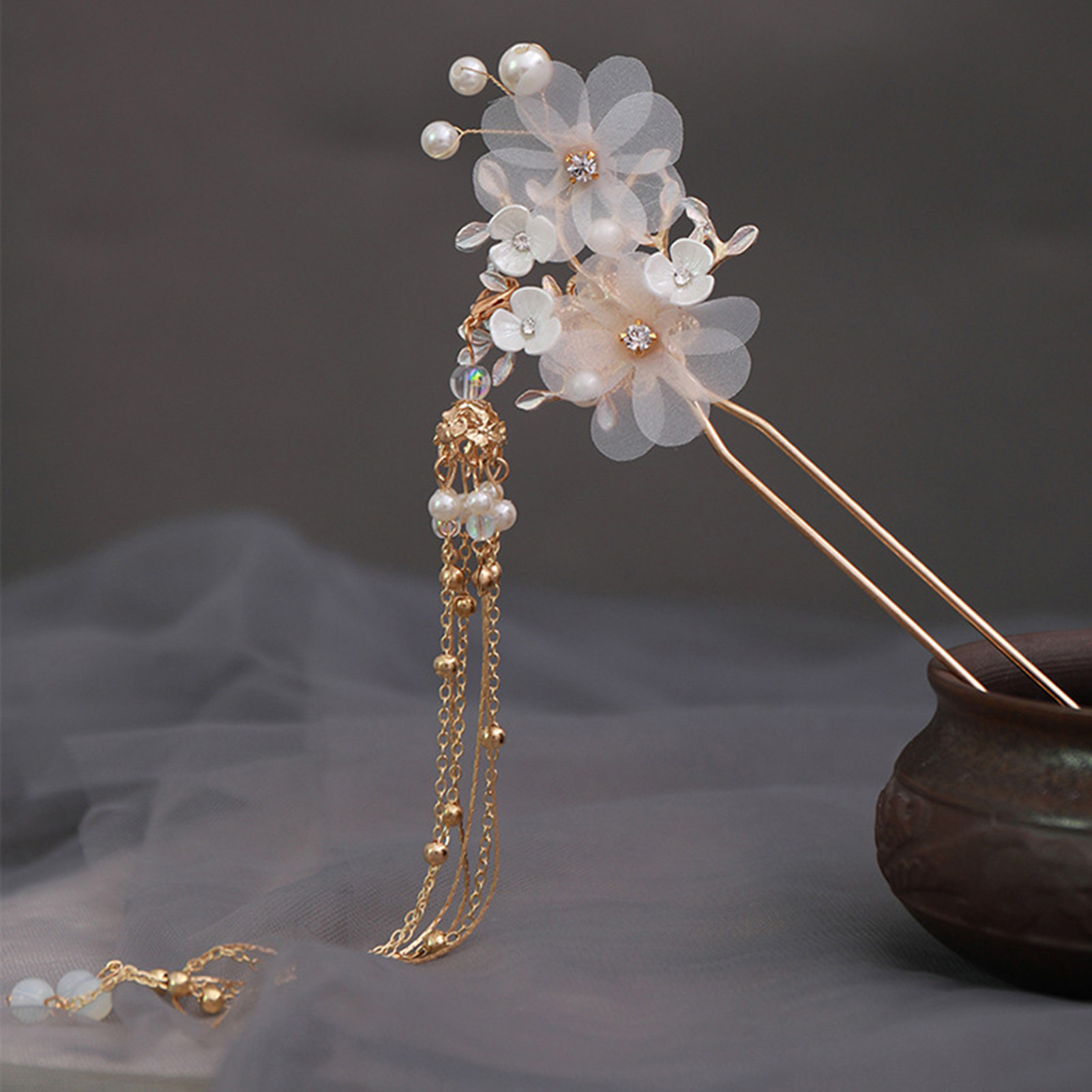 Chinese Style Hair Stick Hairp - Travel Accessories Holder avis et prix