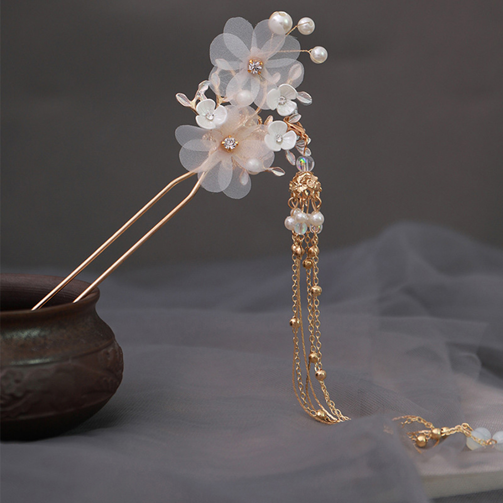 Chinese Style Hair Stick Hairp - Travel Accessories Holder avis et prix
