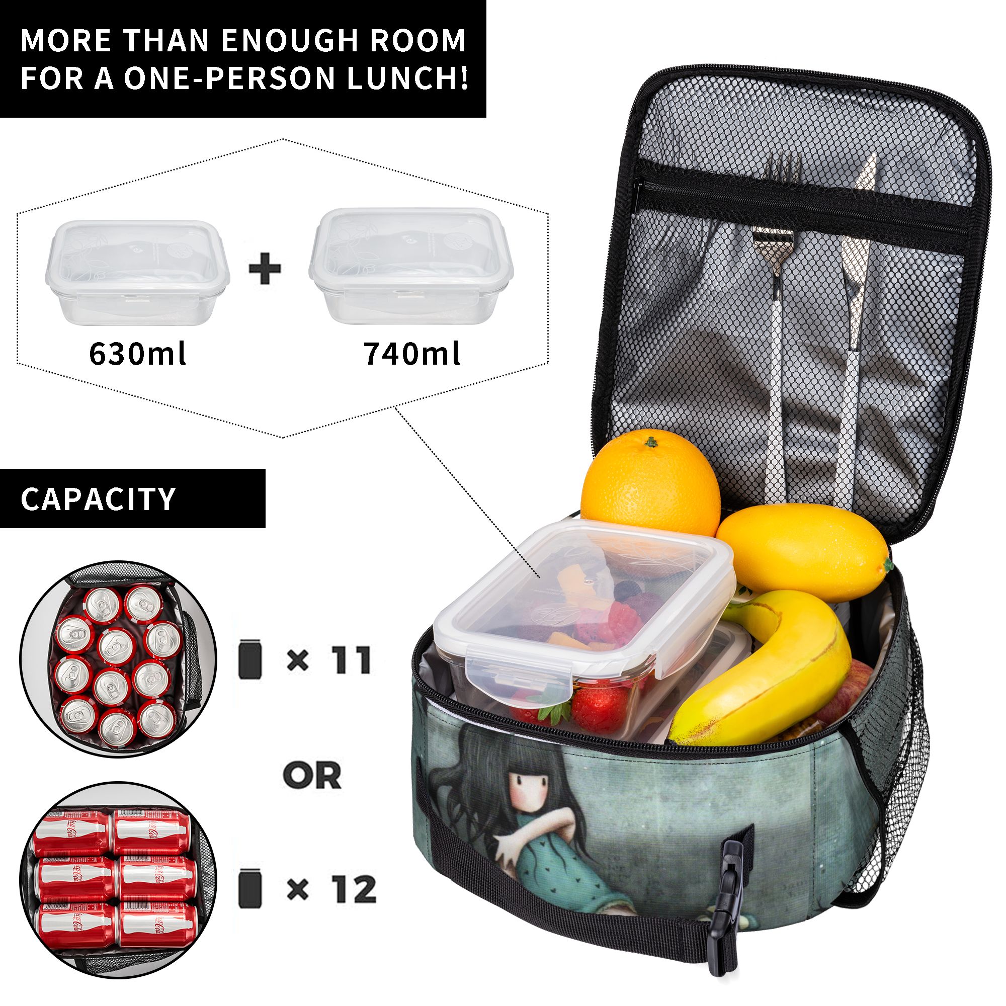 Doll London Insulated Lunch Ba - Travel Accessories London avis et prix