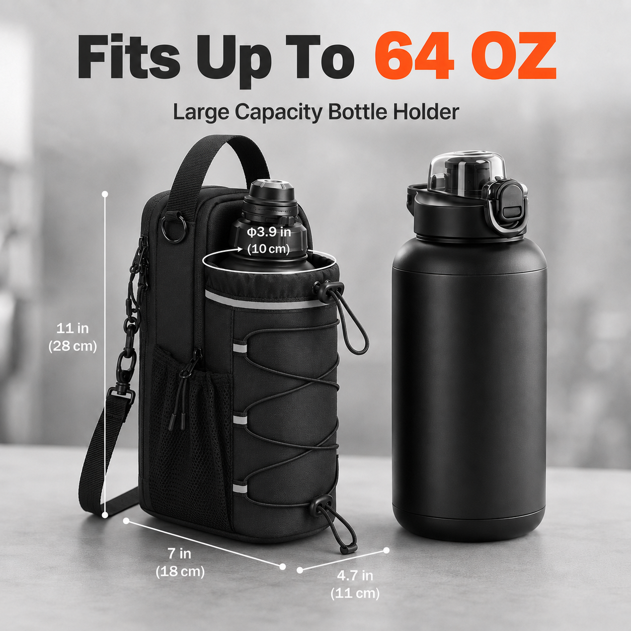 Magnetic Gym Bottle Bag Water  - Travel Accessories Holder avis et prix