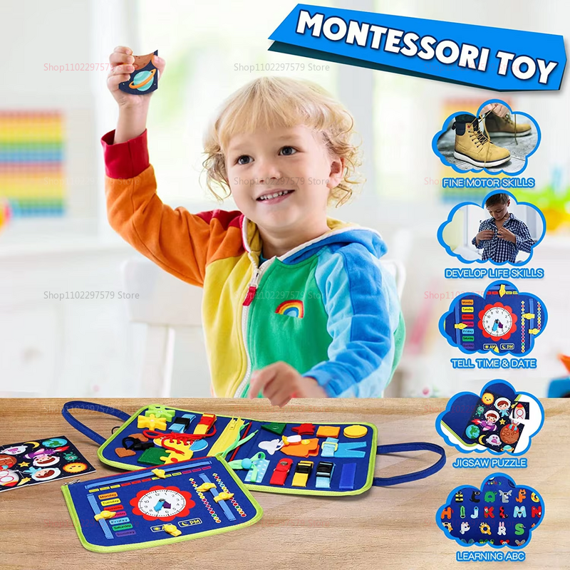 Toddler Busy Board for Montess - Travel Accessories With Toddler avis et prix