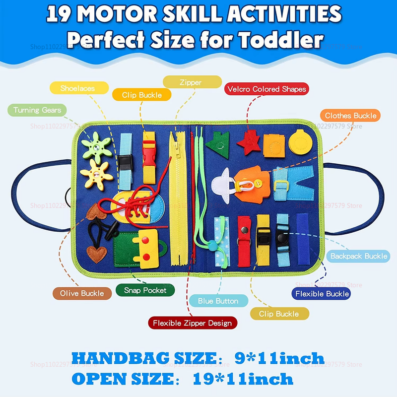 Toddler Busy Board for Montess - Travel Accessories With Toddler avis et prix